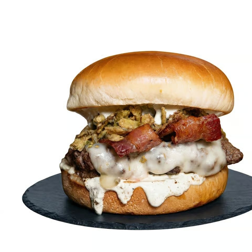 Happy Jalapeño Burger.