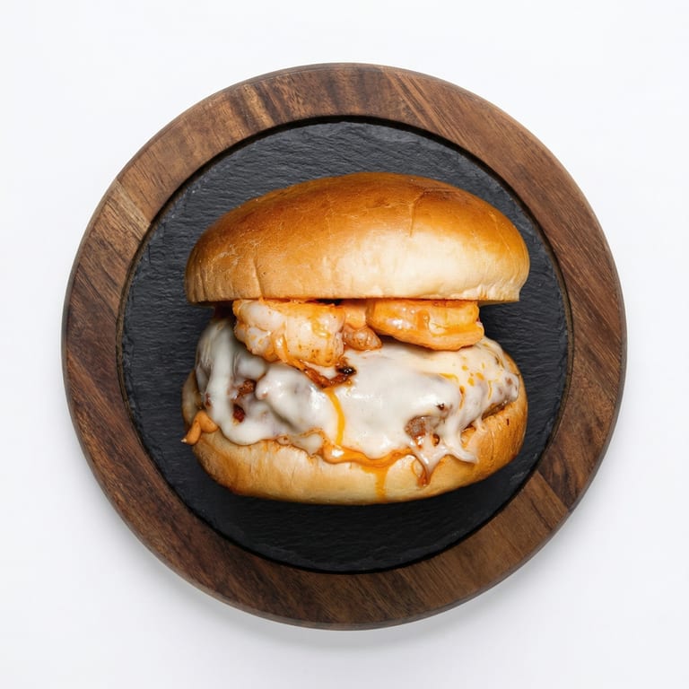 Delicious Shrimp Burger Experience
