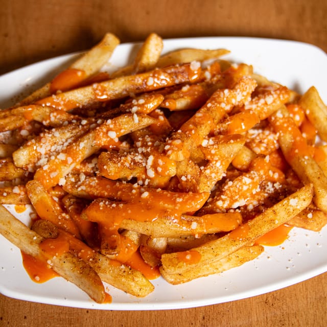 Buffalo Parm Fries Large.