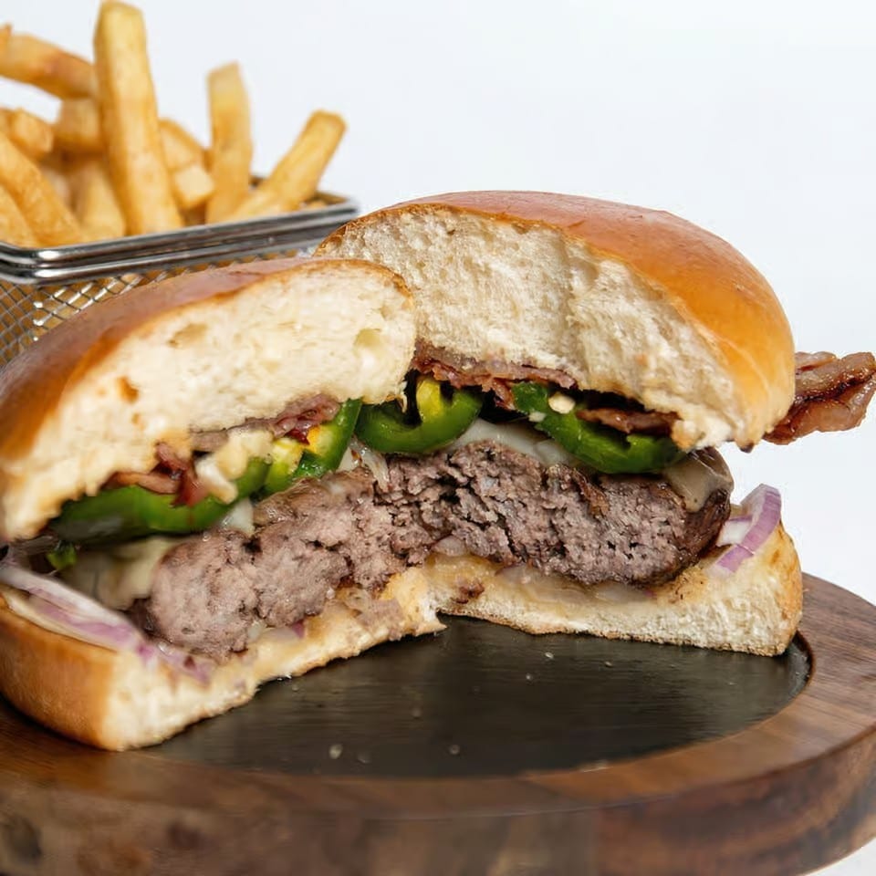 Sweet and Spicy Burger.