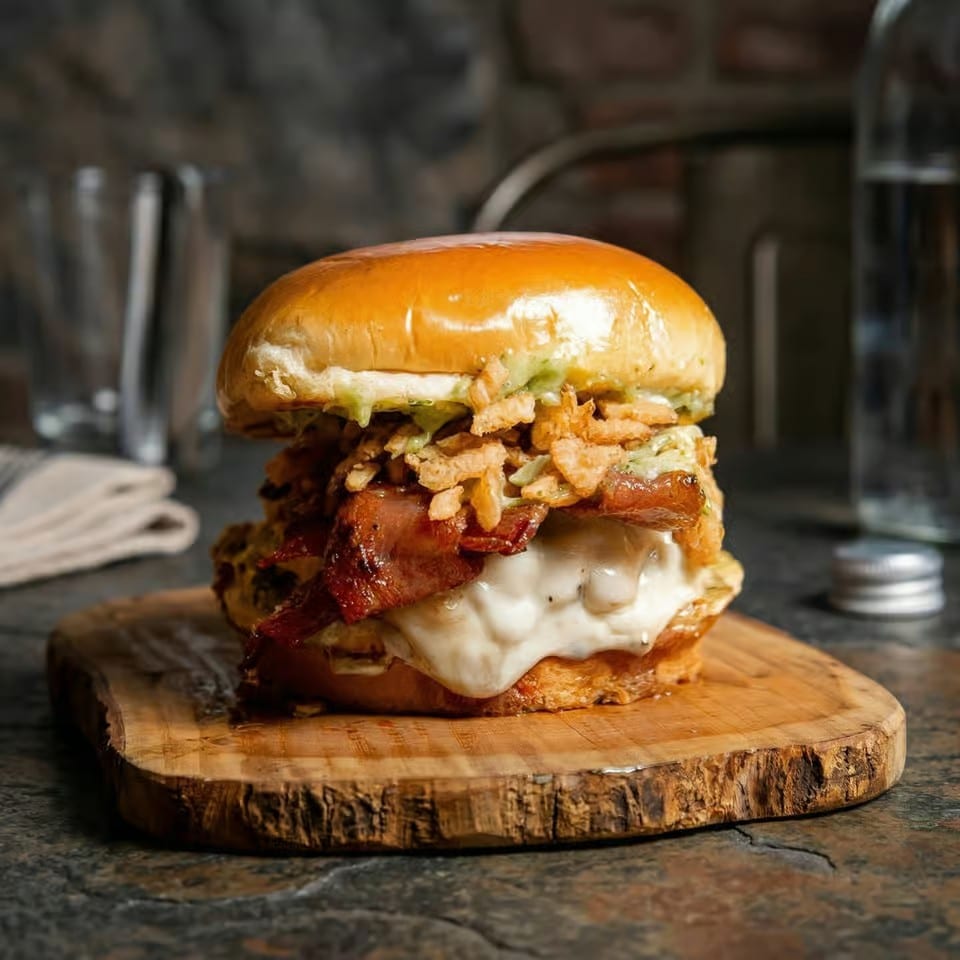 Nectar of Gods Burger.