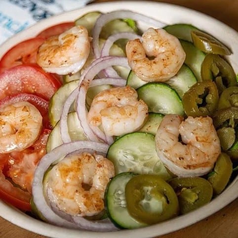 Grilled Shrimp Salad.