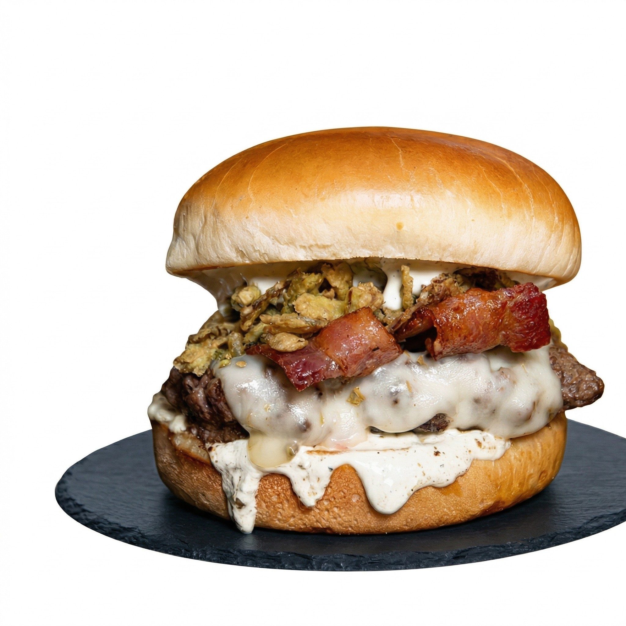 Happy Jalapeño Burger.