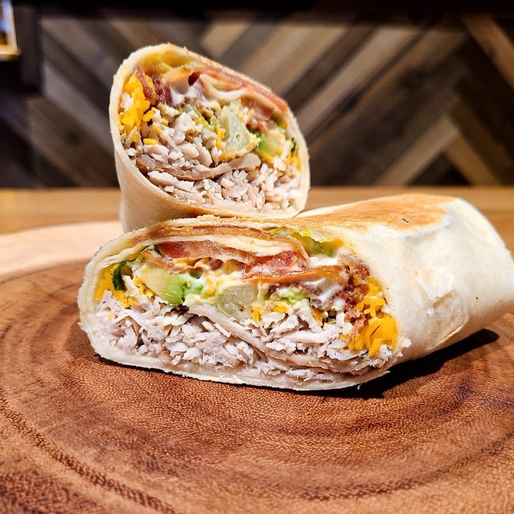 BUFFALO CHICKEN BACON RANCH WRAP.