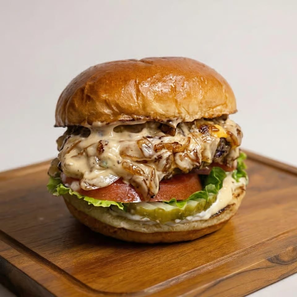 The Animal Stack Burger.