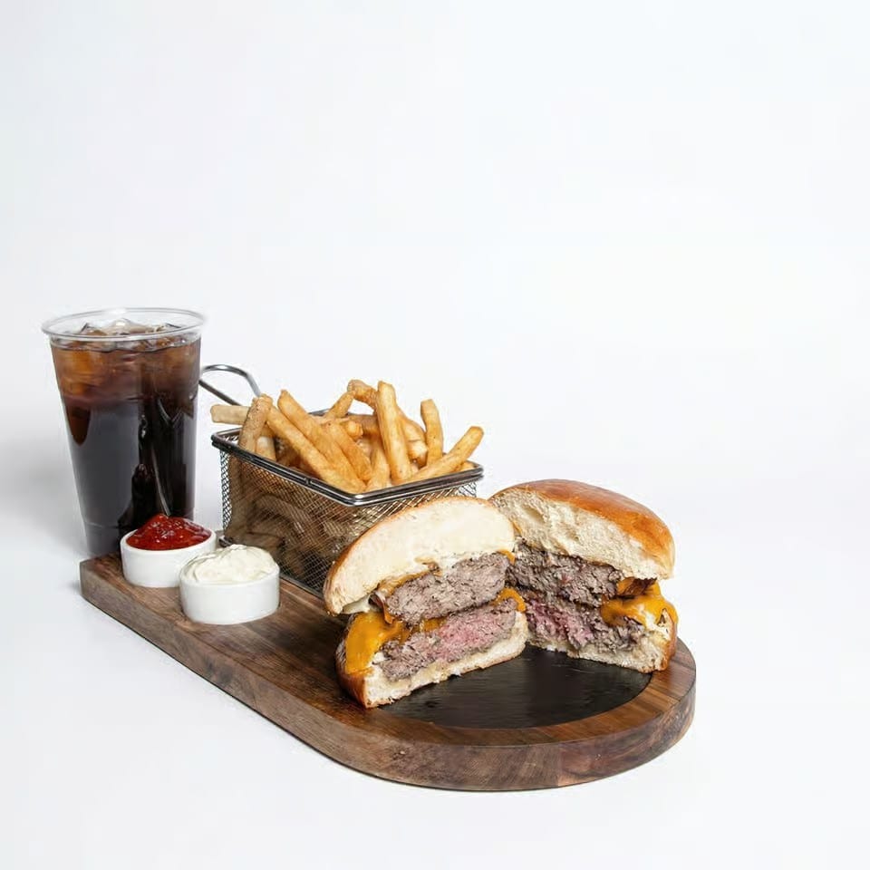 Triple Double Burger.