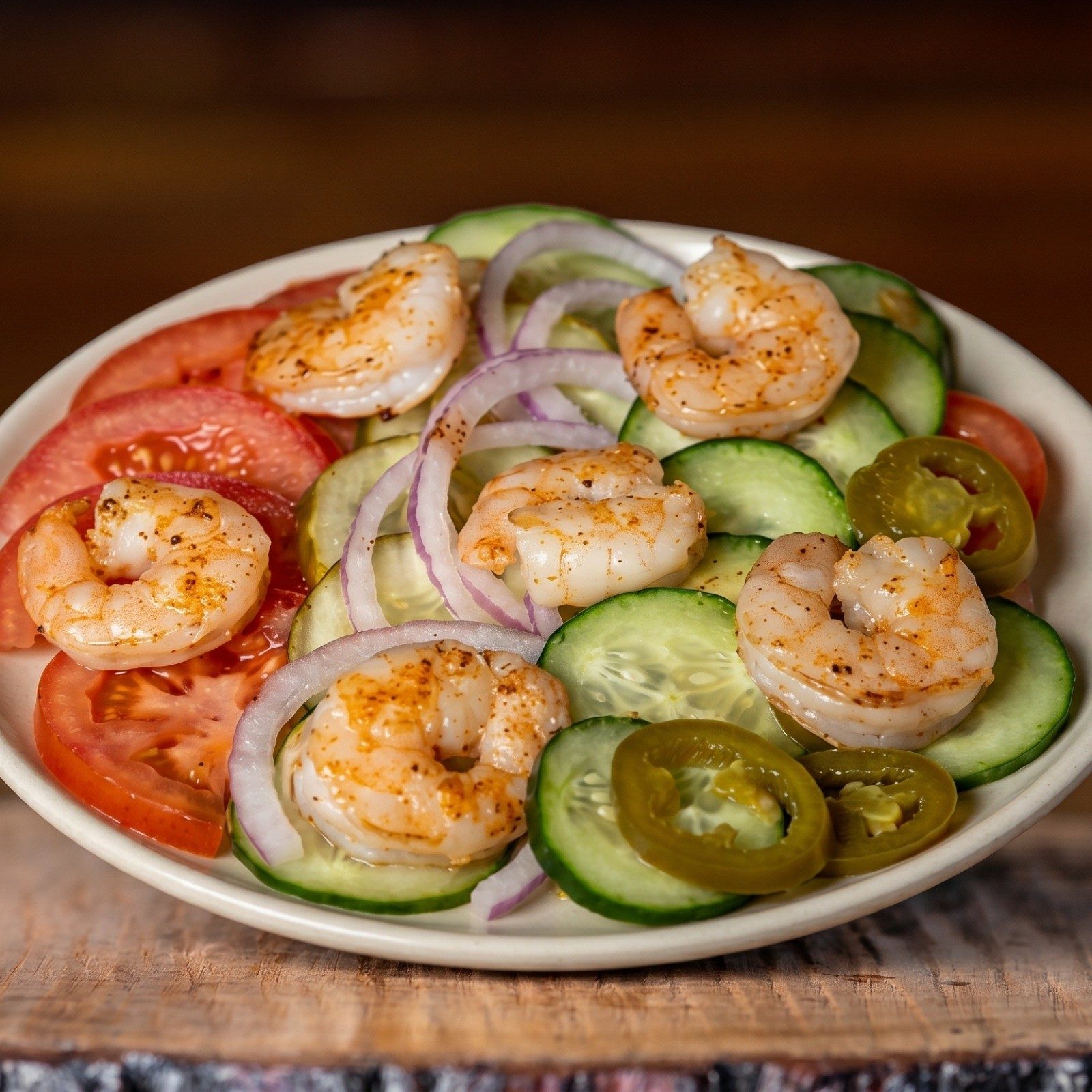 Grilled Shrimp Salad.