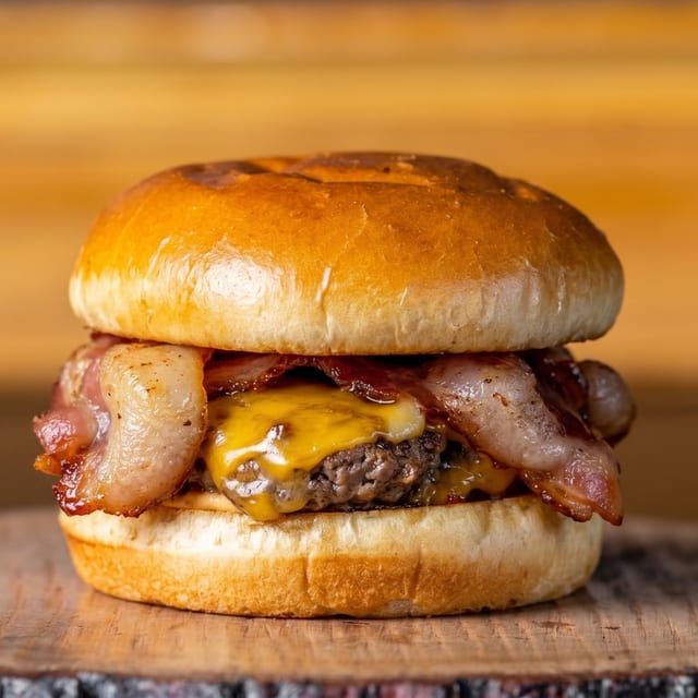 Smoky Applewood Bacon Burger.