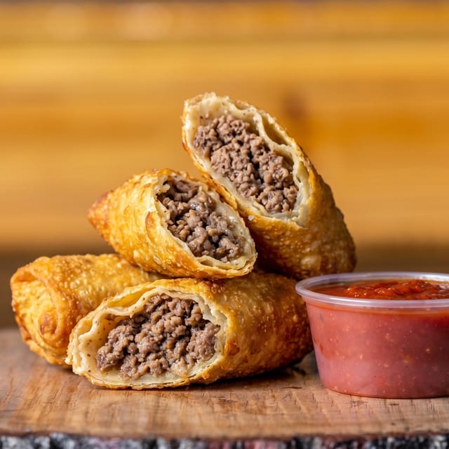 Italian Beef Egg Roll (2 Rolls).
