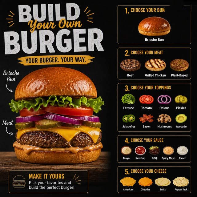 Build Your Own Burger.