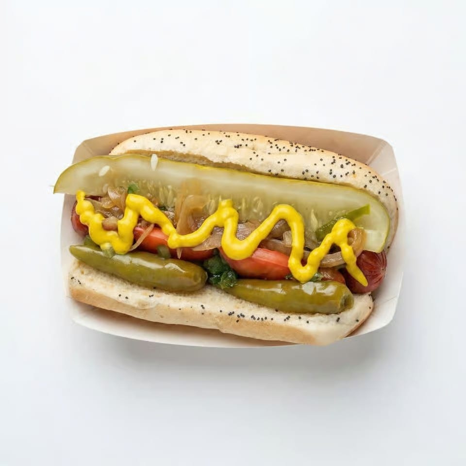Hot Dog Meal with Fries & Drink.