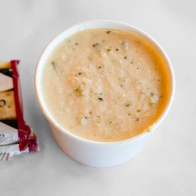Cream of Broccoli Soup.
