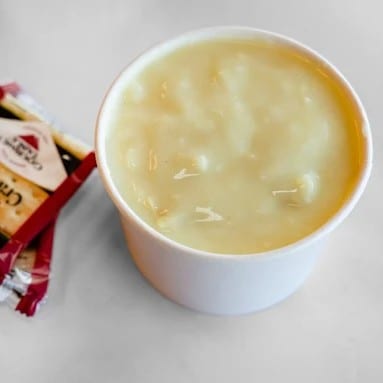 Chicken Lemon Rice Soup.
