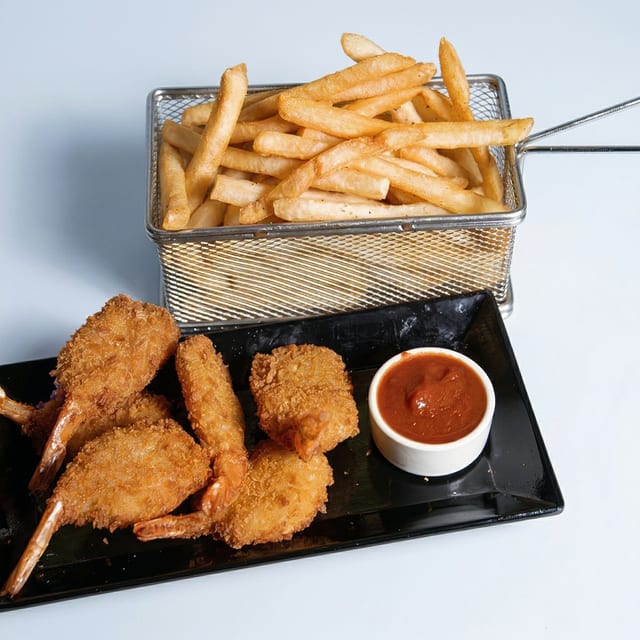 Jumbo Breaded Shrimp.
