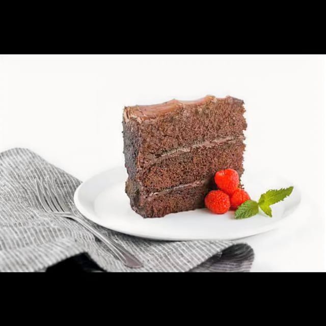 Three Layer Chocolate Cake.